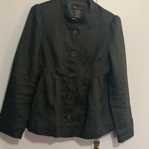 Anne Carson Linen Blazer